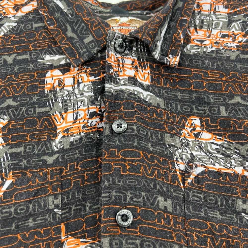 Harley Davidson Authentic Classic Mens Hawaiian S… - image 4