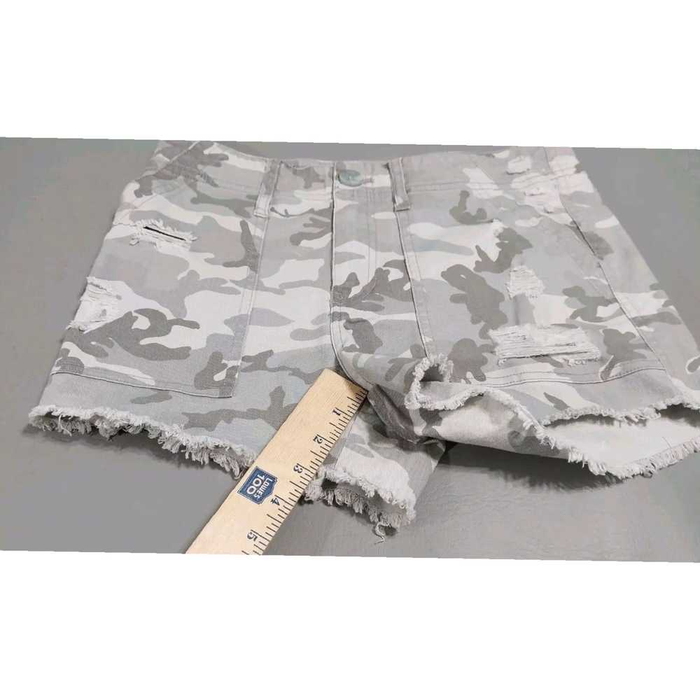 Vintage Gray Camo Mid Rise Stretch Military Casua… - image 7