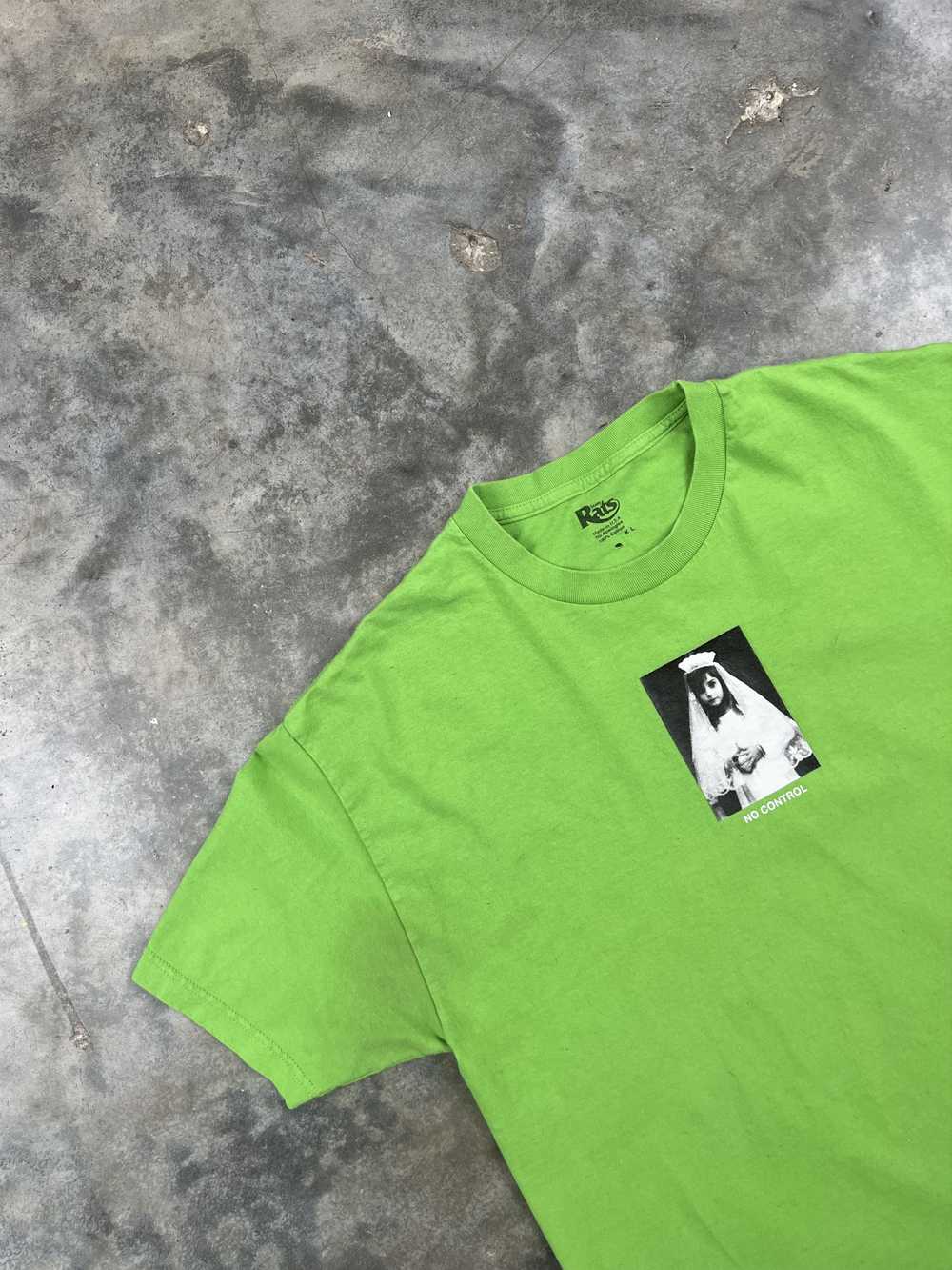 Stray Rats Stray Rats No Control Nun Green Tee XL - image 2