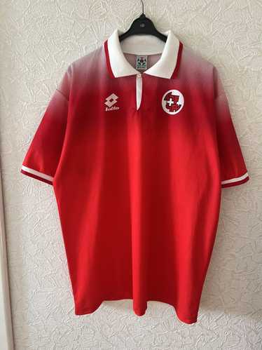 Lotto × Soccer Jersey × Vintage SWITZERLAND 1996 … - image 1