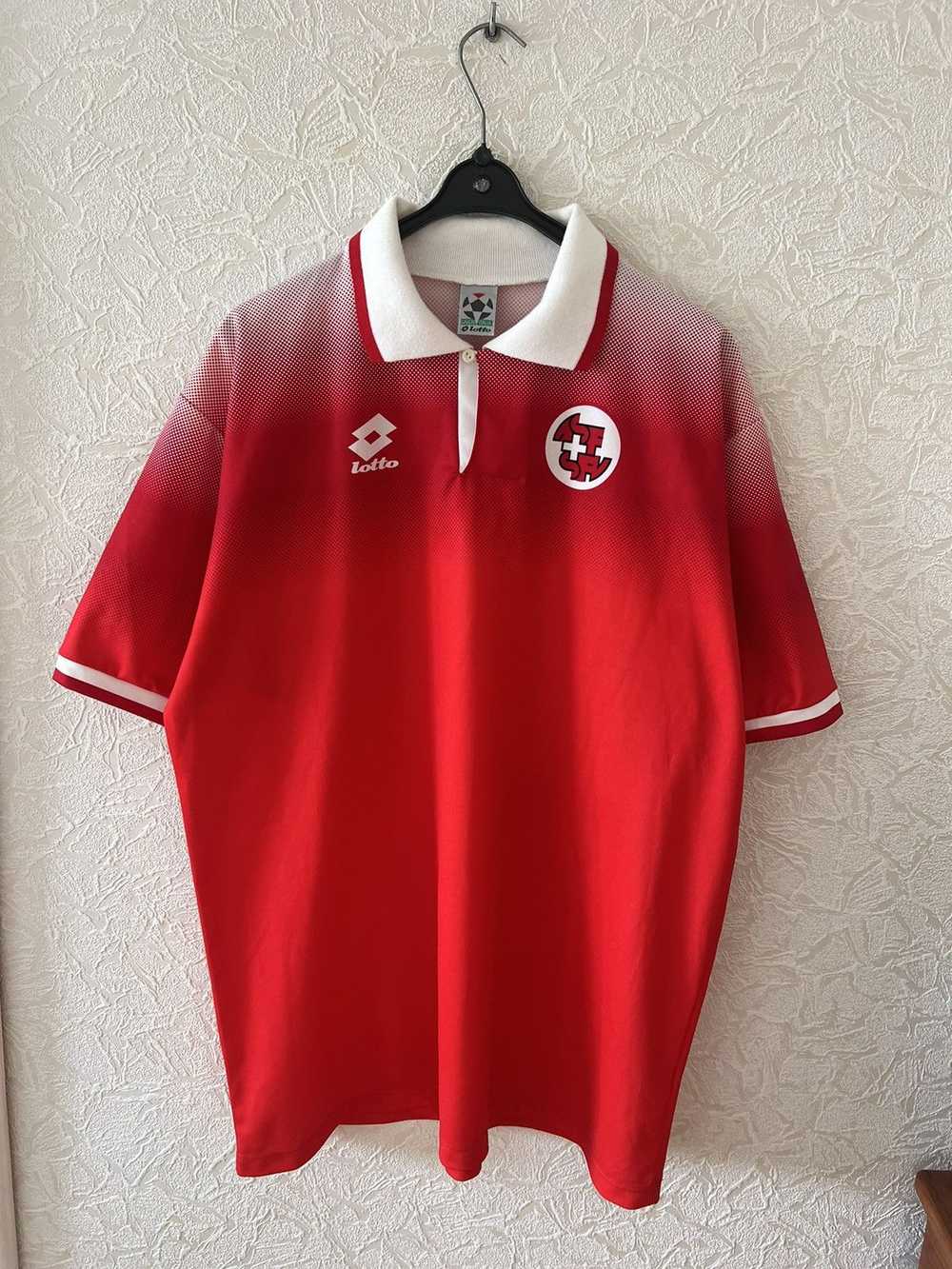 Lotto × Soccer Jersey × Vintage SWITZERLAND 1996 … - image 2