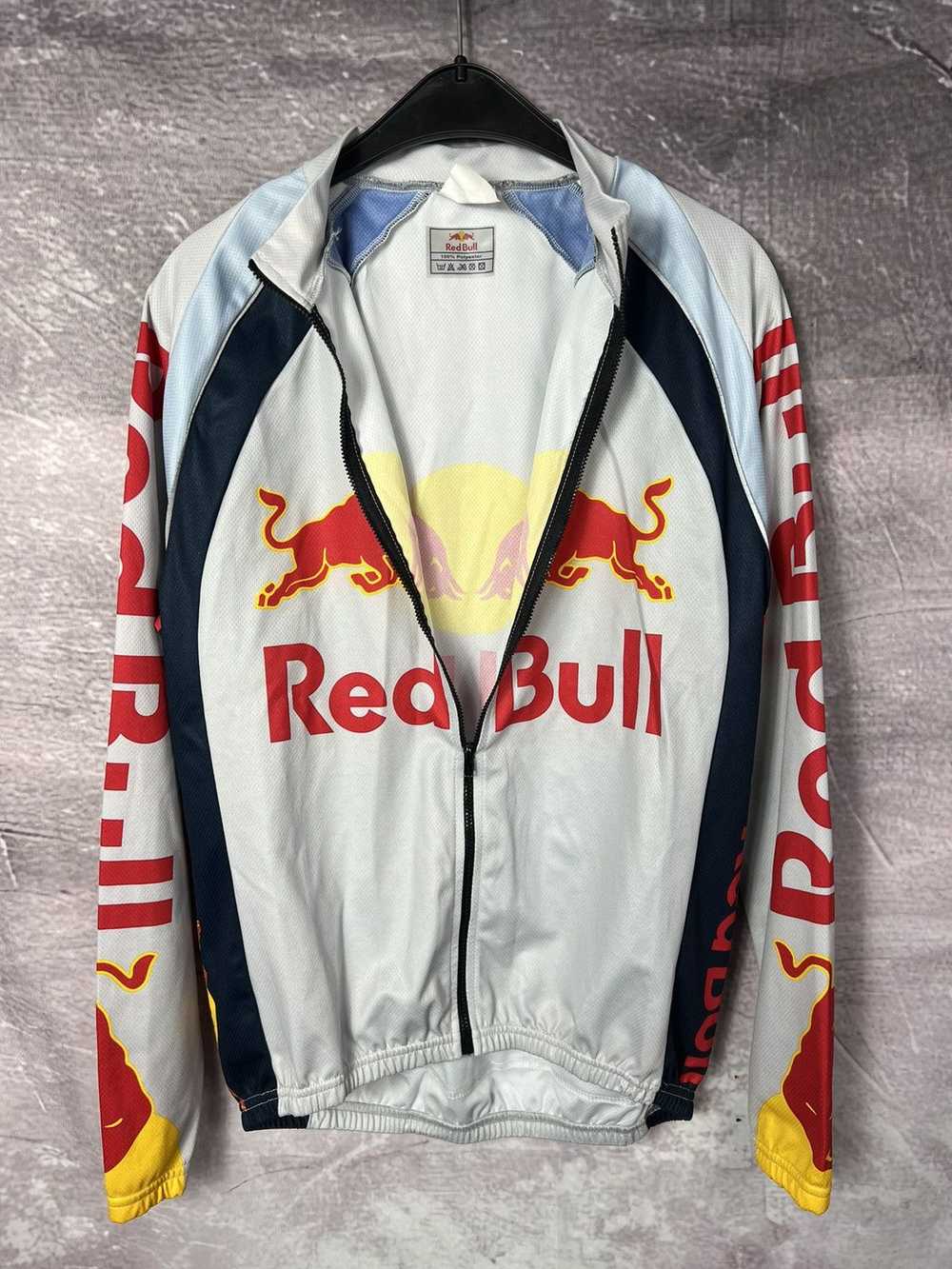 Racing × Red Bull × Vintage Red Bull zip track to… - image 3