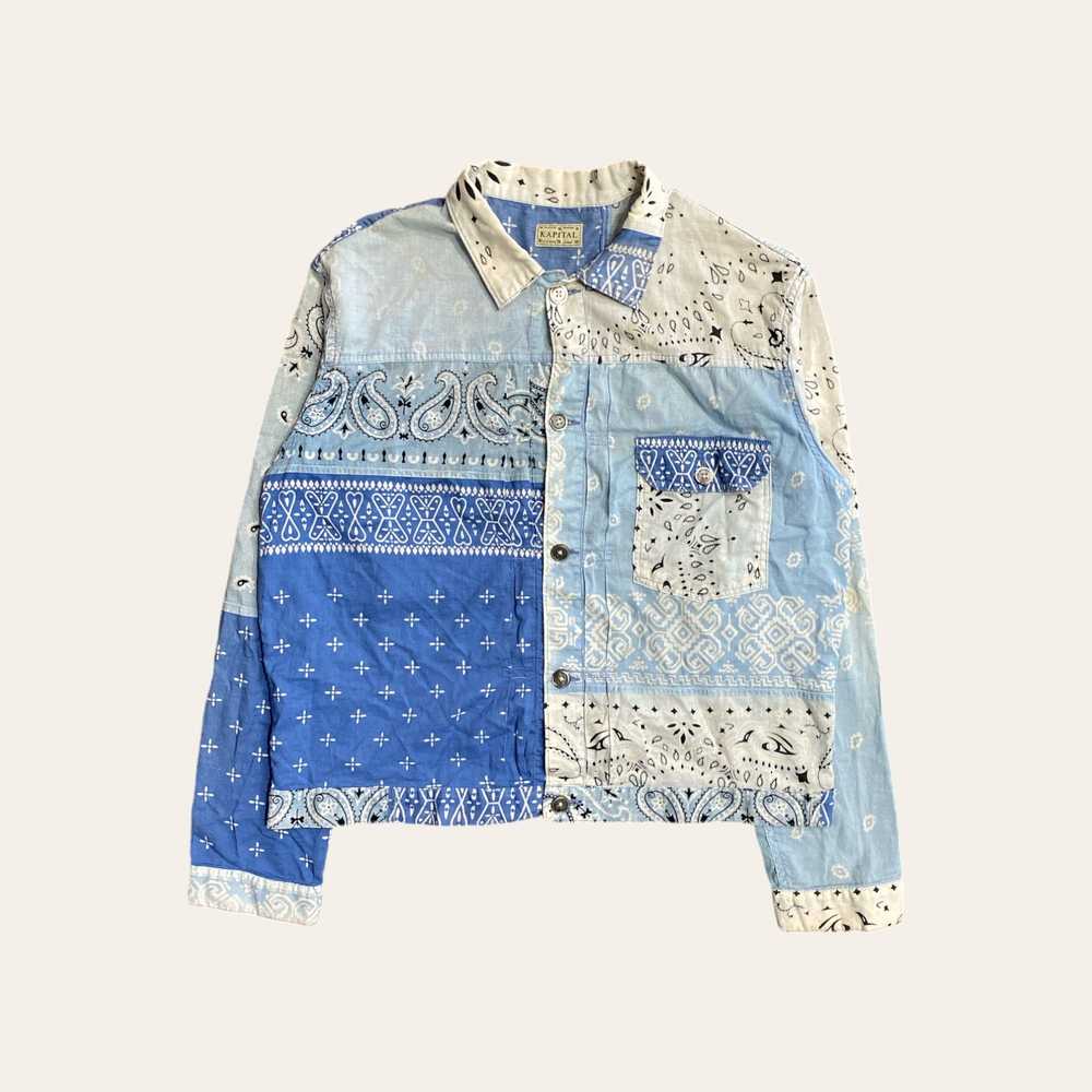 Kapital Patchwork Bandana Print Cotton Jacket - image 1