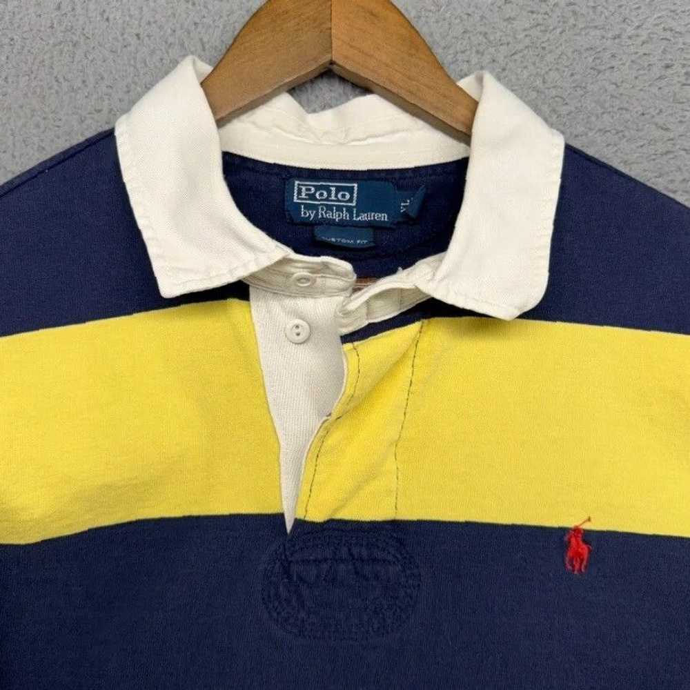 Ralph Lauren Authentic Men's XL Blue Yellow Thick… - image 7