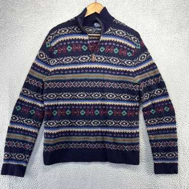 Ralph Lauren Authentic Blue Aztec Southwestern Wo… - image 1