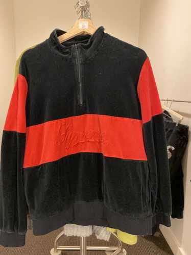 Supreme supreme velour zip up Gem