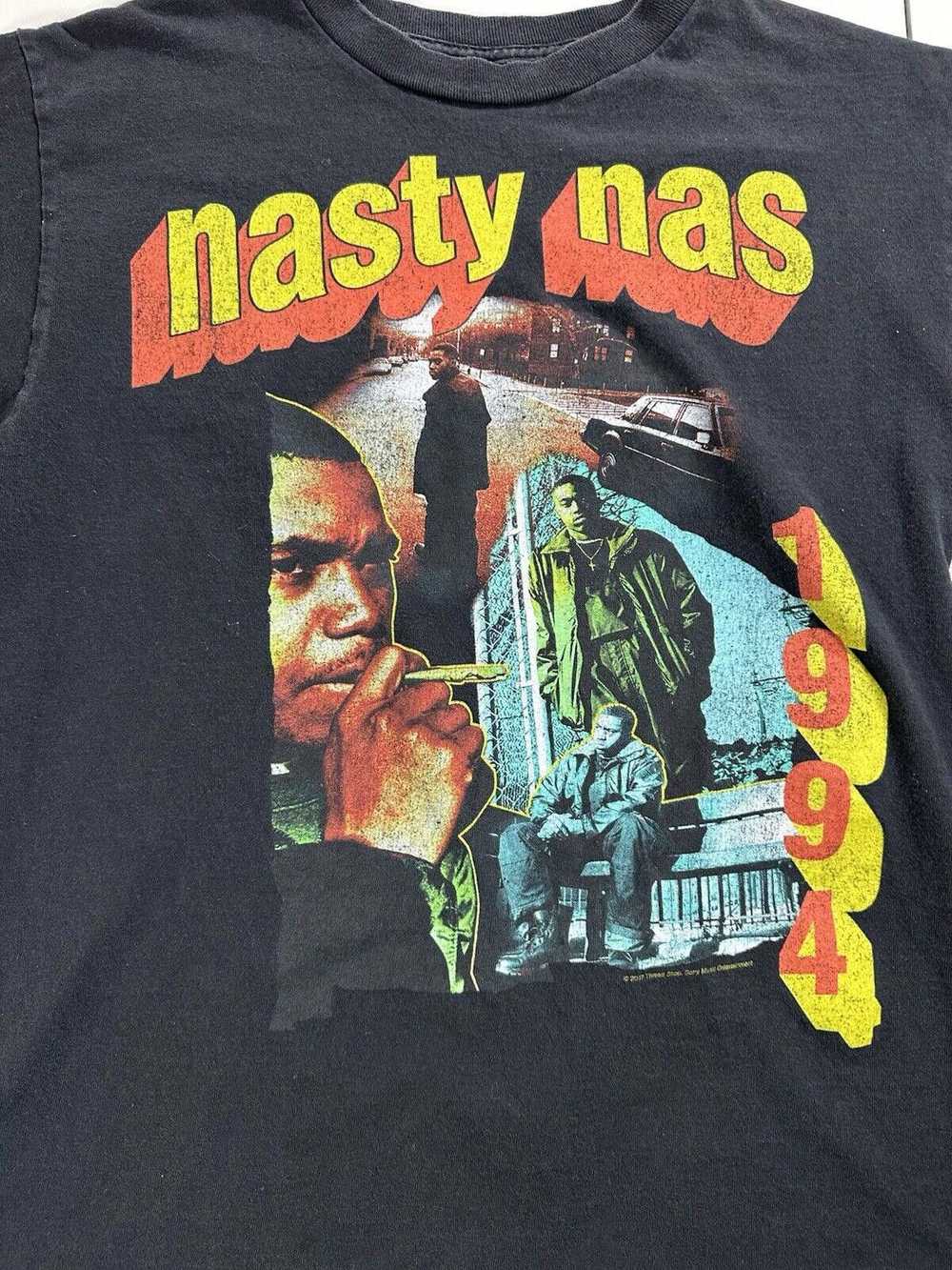 Rap Tees men small shirt nas - image 4