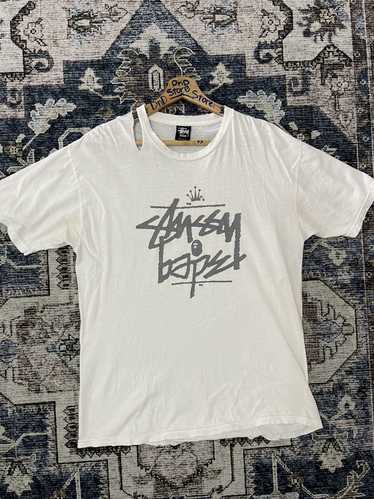 BAPE × kaws ape head skull sta T-shirt Black BAPE STAR A
