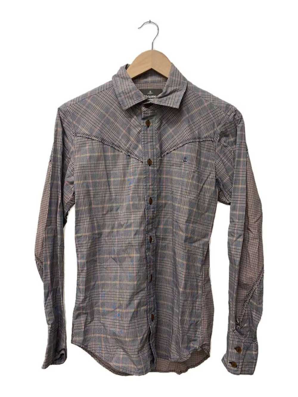 Vivienne Westwood Western Orb Plaid Button Shirt - image 1