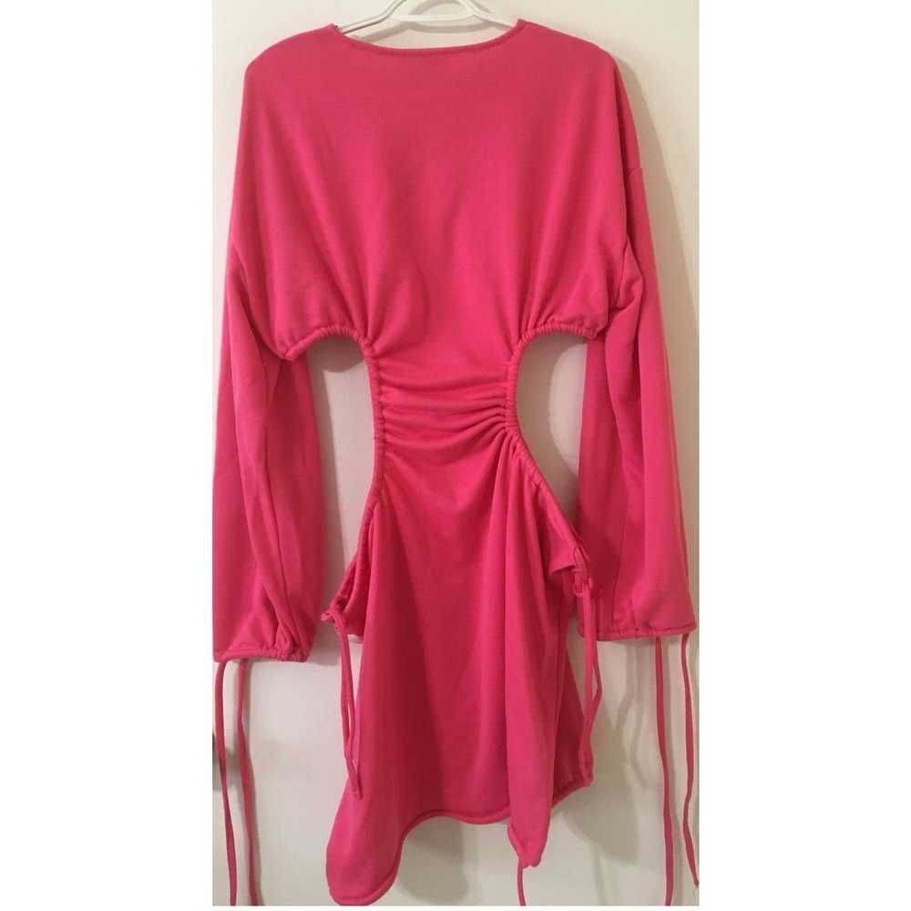 A NWT Glamaker Hot Pink Medium Cut Out Waist Long… - image 4