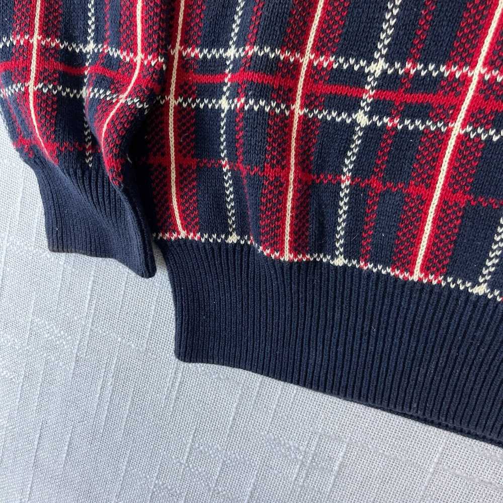 Saddlebred × Vintage 90s Saddlebred Plaid Knit Cr… - image 7