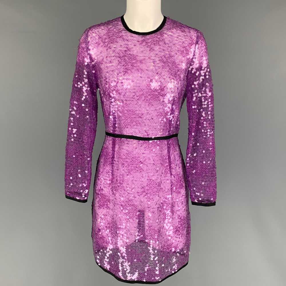 Marc Jacobs MARC JACOBS Purple Black Sequined Shi… - image 1