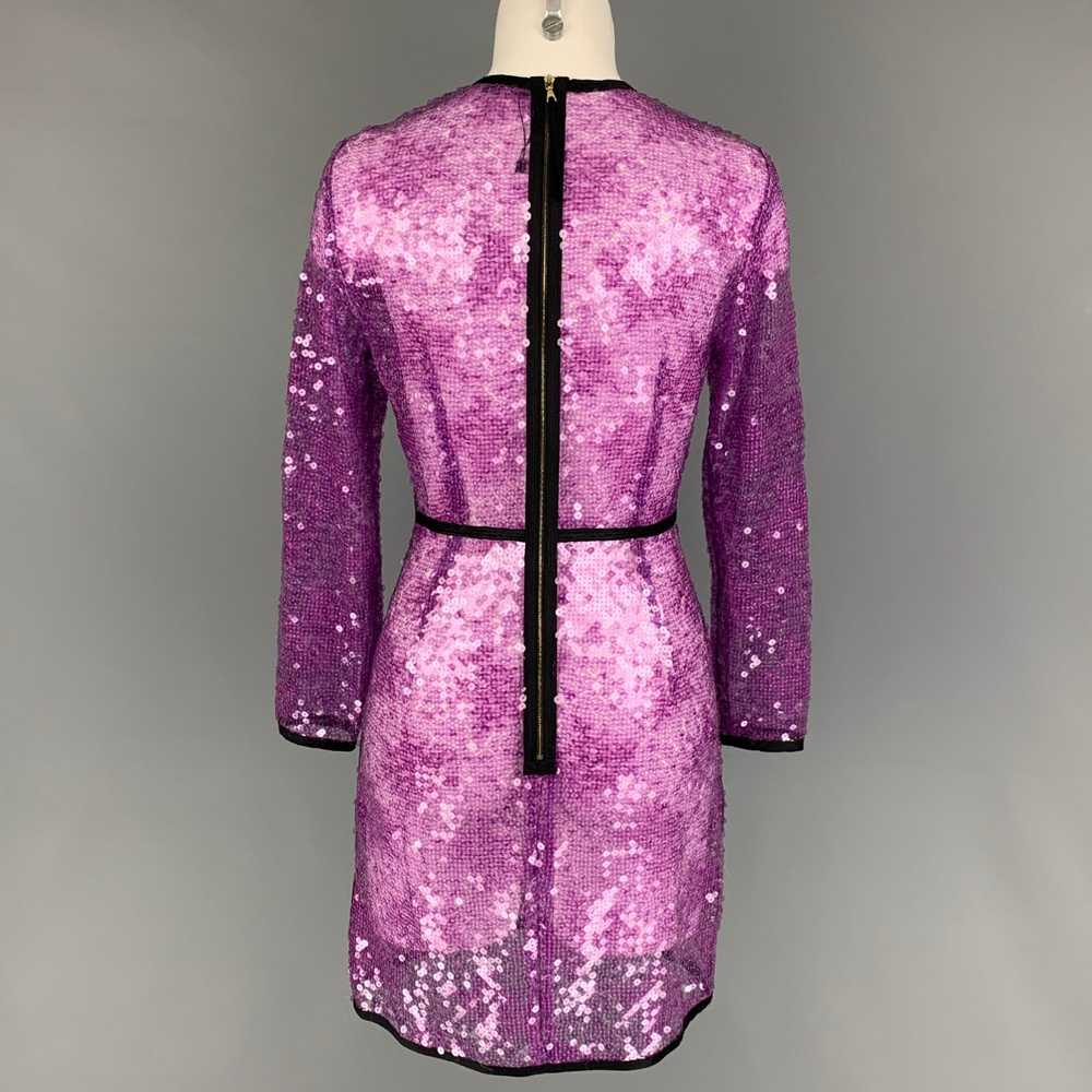 Marc Jacobs MARC JACOBS Purple Black Sequined Shi… - image 3