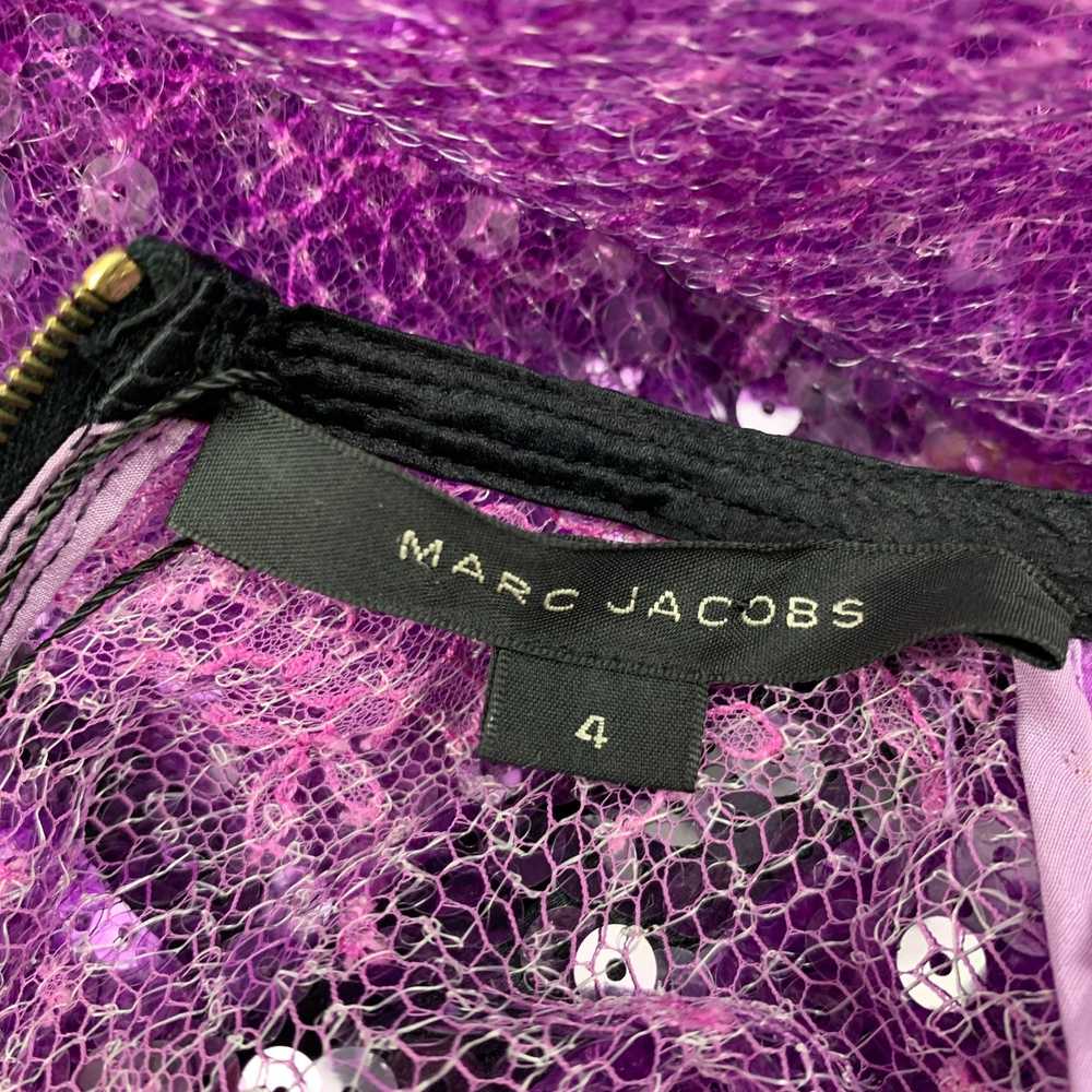 Marc Jacobs MARC JACOBS Purple Black Sequined Shi… - image 4