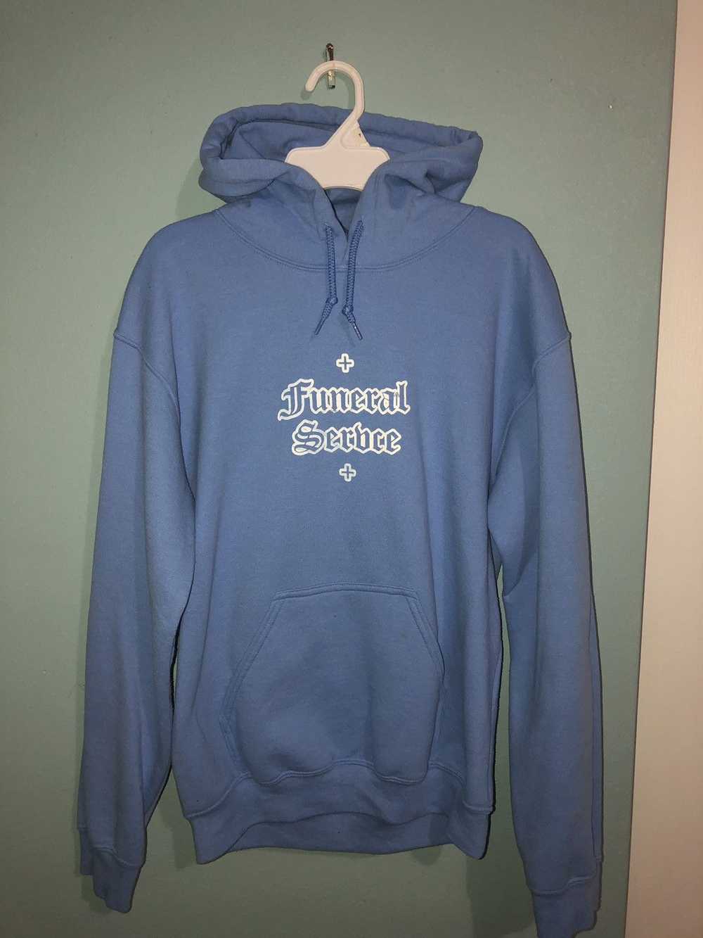 Gildan × Other Funeral Servce Hoodie Blue (Lil Pu… - image 1