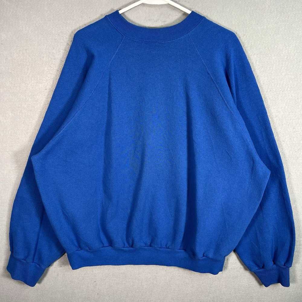 Tultex Big and Bold Blue Crewneck Sweatshirt for … - image 6