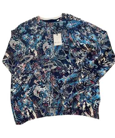 Robert Graham Blue Abstract Paisley Size XL