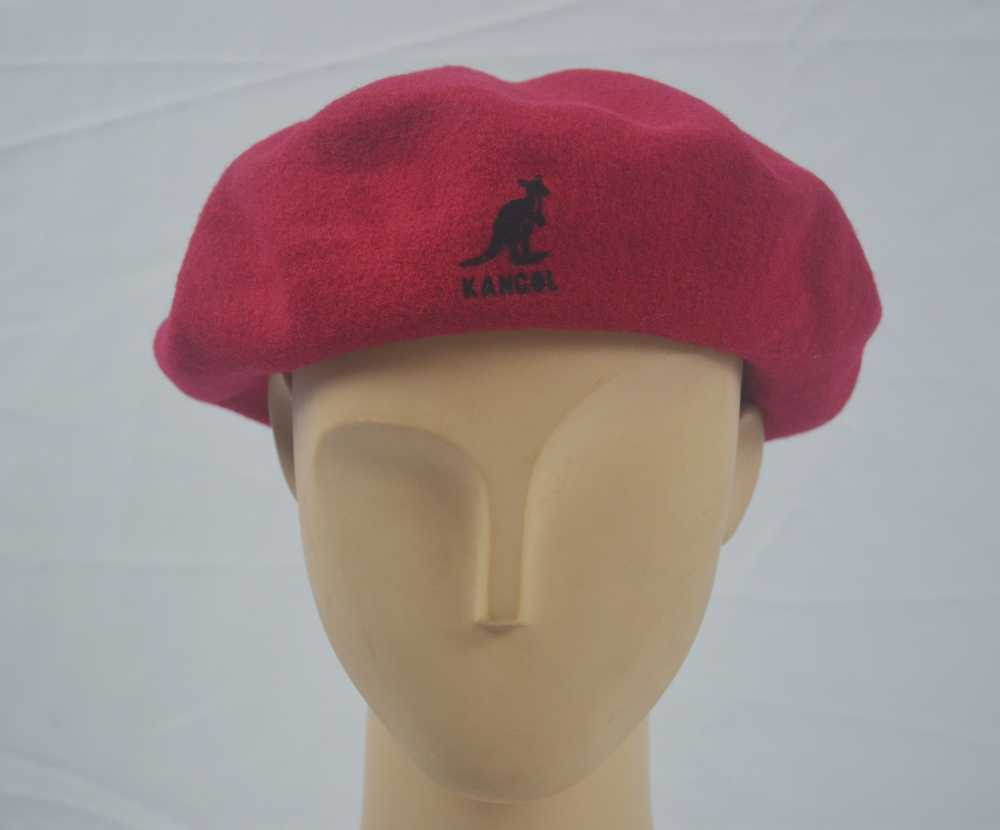 Kangol × Streetwear × Vintage 90s Kangol Wool Red… - image 1