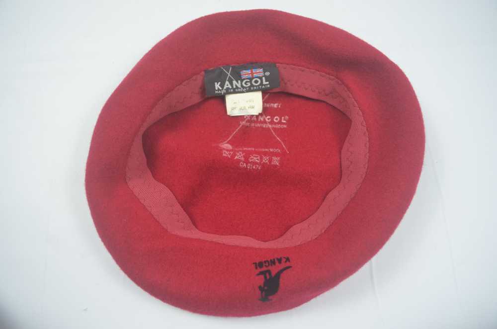 Kangol × Streetwear × Vintage 90s Kangol Wool Red… - image 5