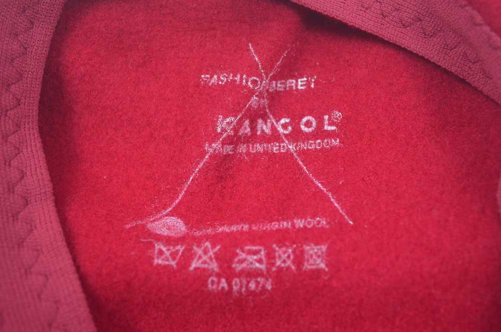 Kangol × Streetwear × Vintage 90s Kangol Wool Red… - image 6