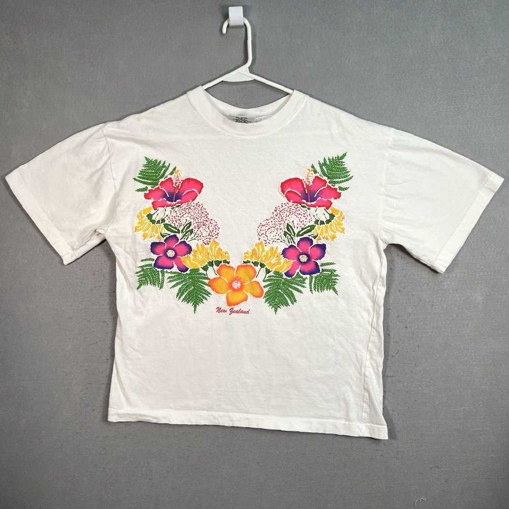 Etro Retro Nineties NZ Flower Bloom Graphic Tee f… - image 1