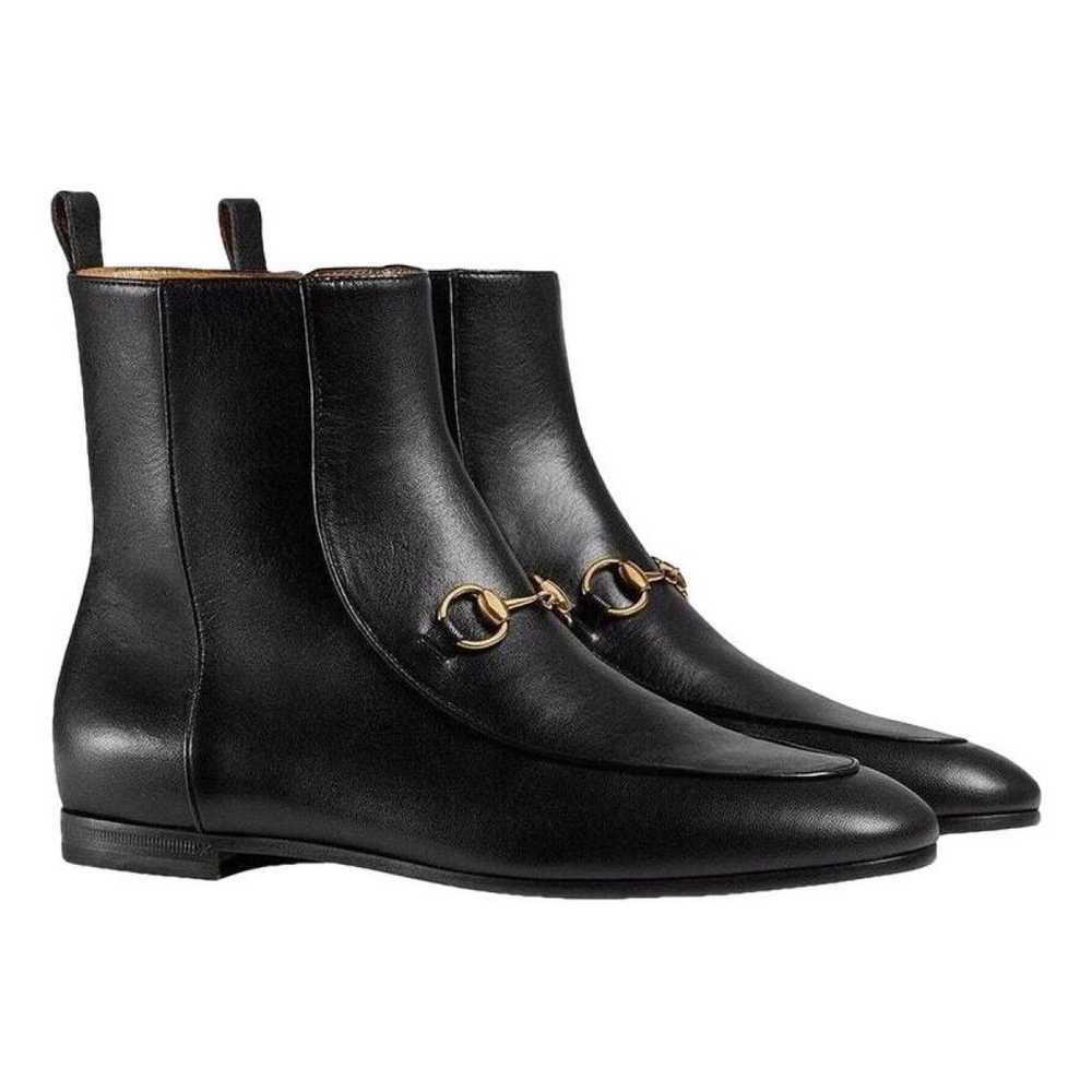 Gucci Leather boots - image 1