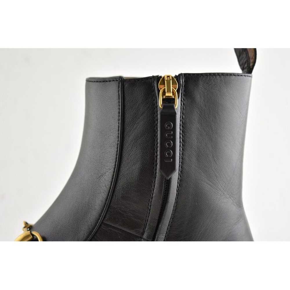 Gucci Leather boots - image 8