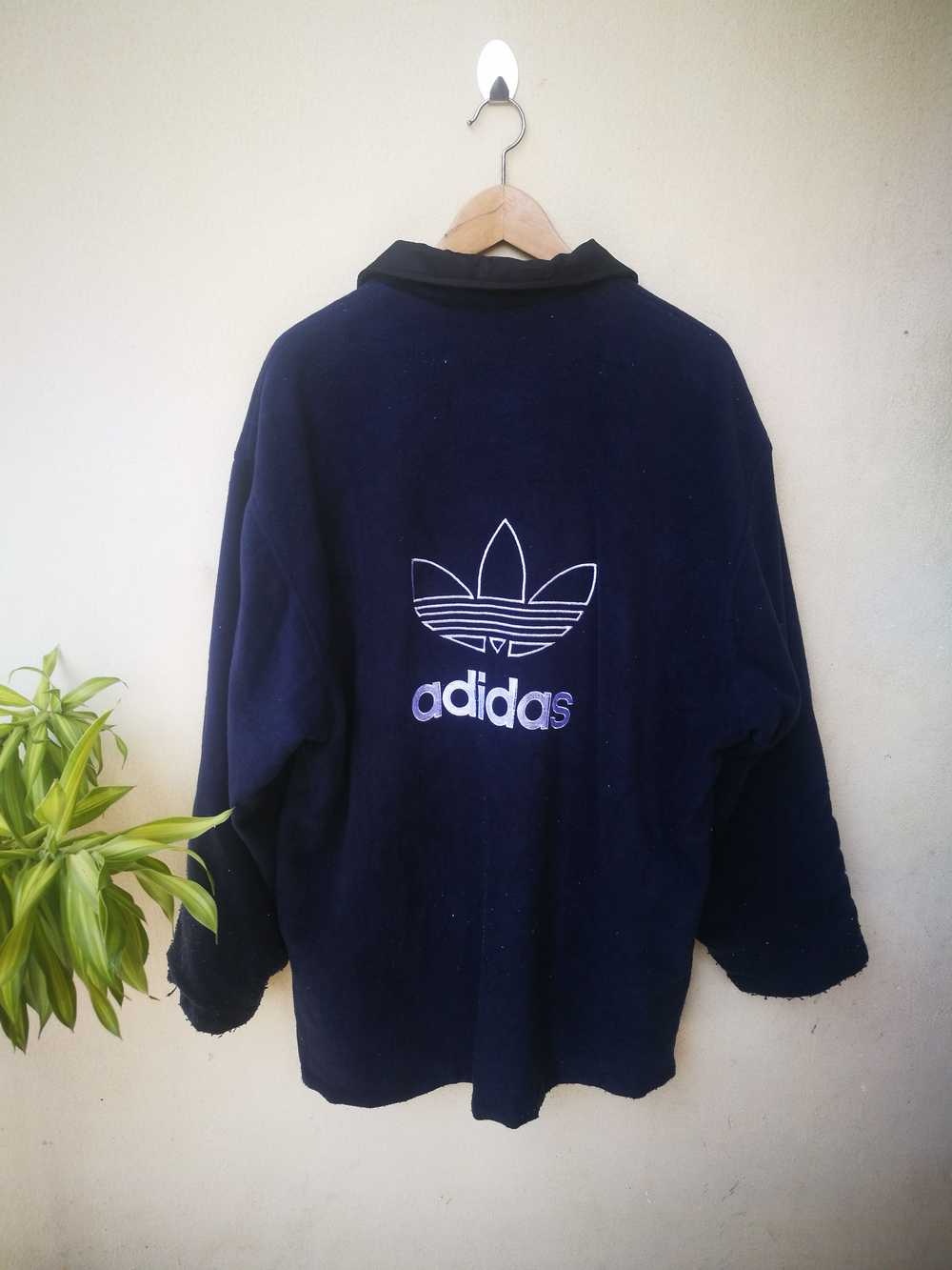 Adidas × Vintage Vintage Adidas Reversible Fleece… - image 3