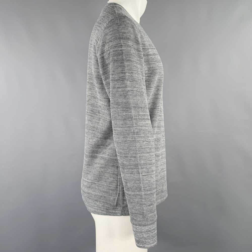 Vince VINCE Size M Grey Knit Cotton Polyester Cre… - image 2