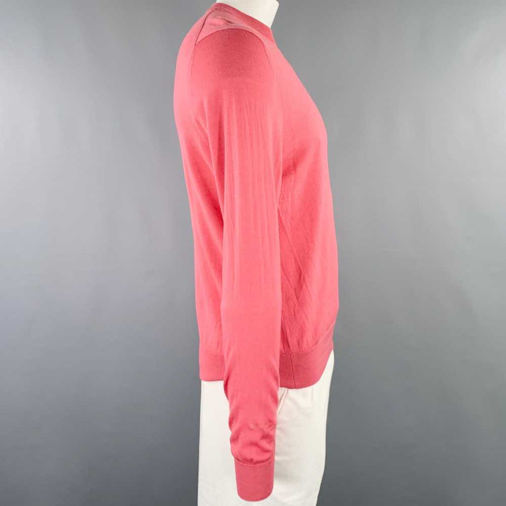 Paul Smith PAUL SMITH Pink Merino Wool Crew Neck … - image 2