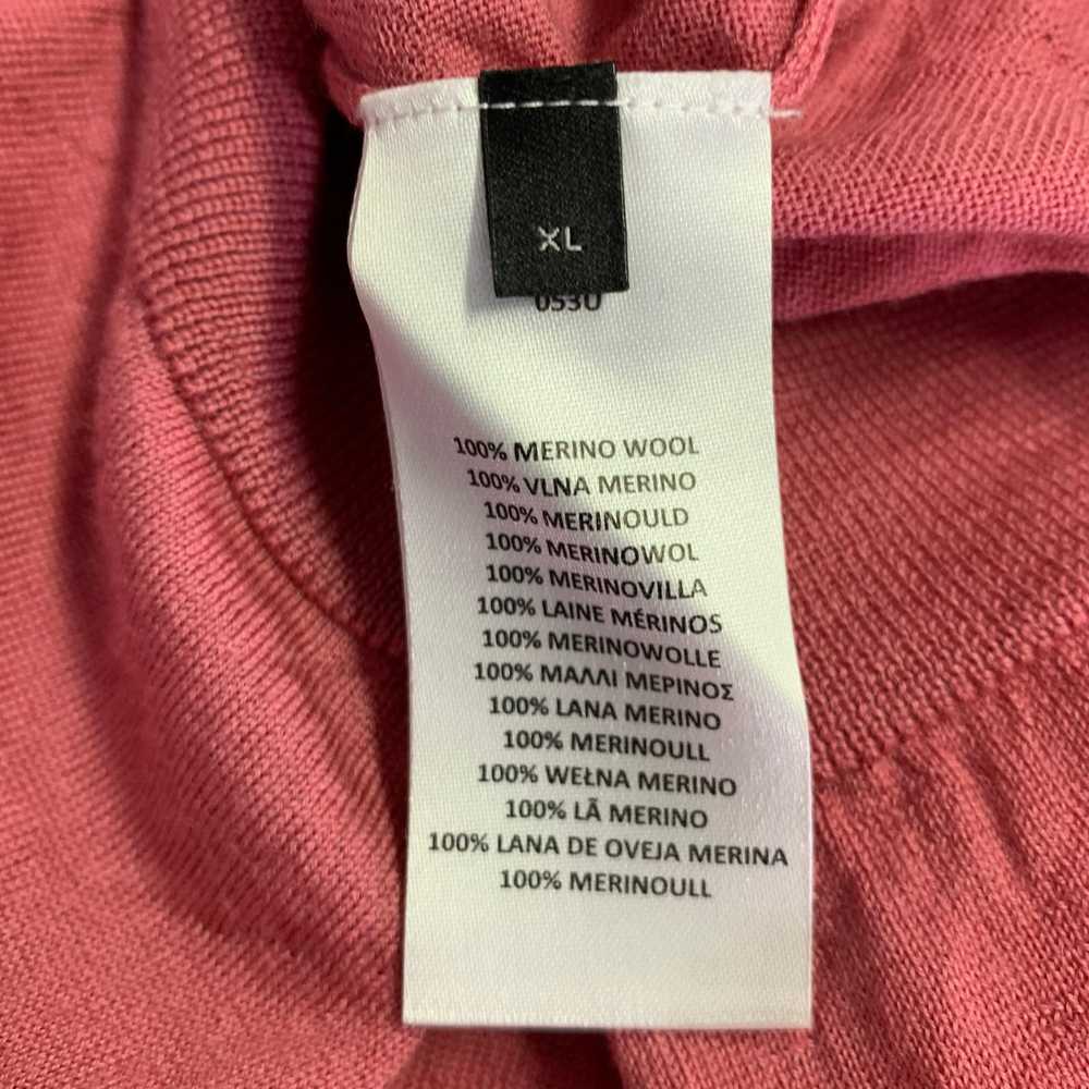 Paul Smith PAUL SMITH Pink Merino Wool Crew Neck … - image 6