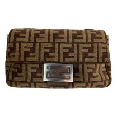 Fendi Baguette Chain Midi tweed handbag