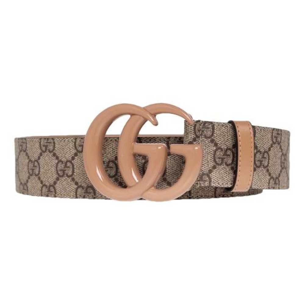 Gucci Gg Buckle leather belt - image 1