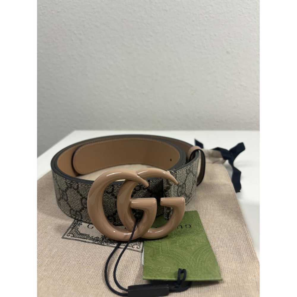 Gucci Gg Buckle leather belt - image 2