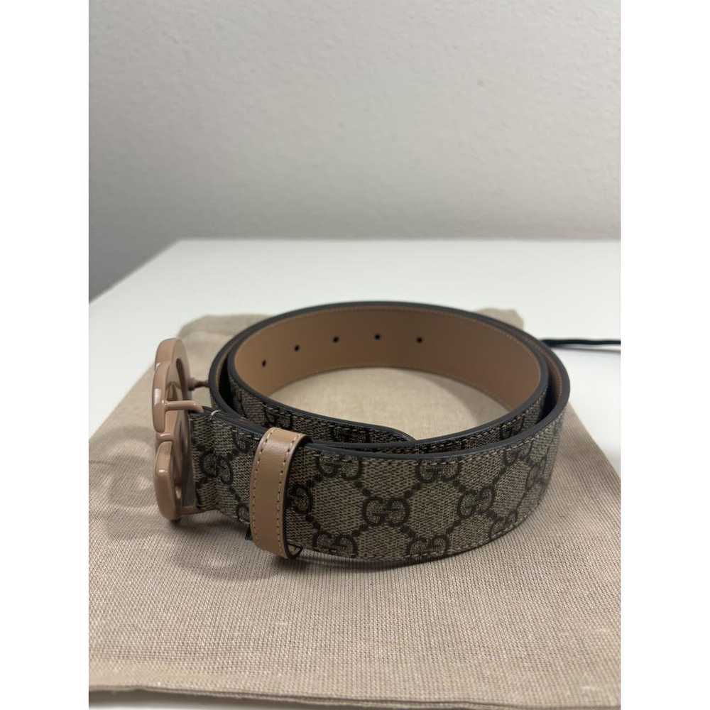 Gucci Gg Buckle leather belt - image 5