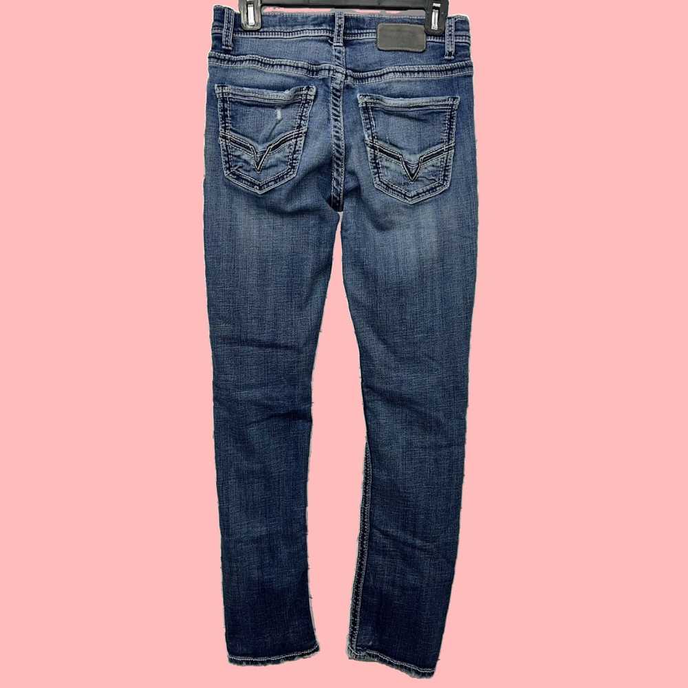 Bke Authentic Mens Straight Leg Fit Distressed De… - image 3