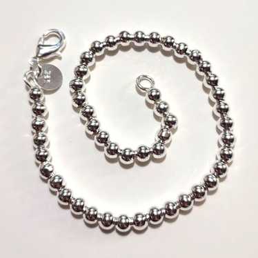 Other 925 Silver Pearl Bracelet 4mm Jewelry Sterl… - image 1