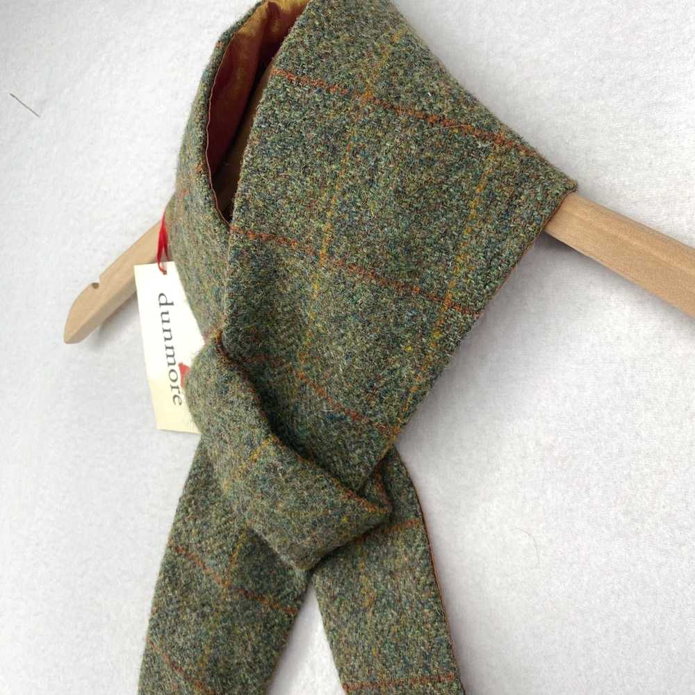 Harris Tweed Authentic Scottish Green Wool Check … - image 2