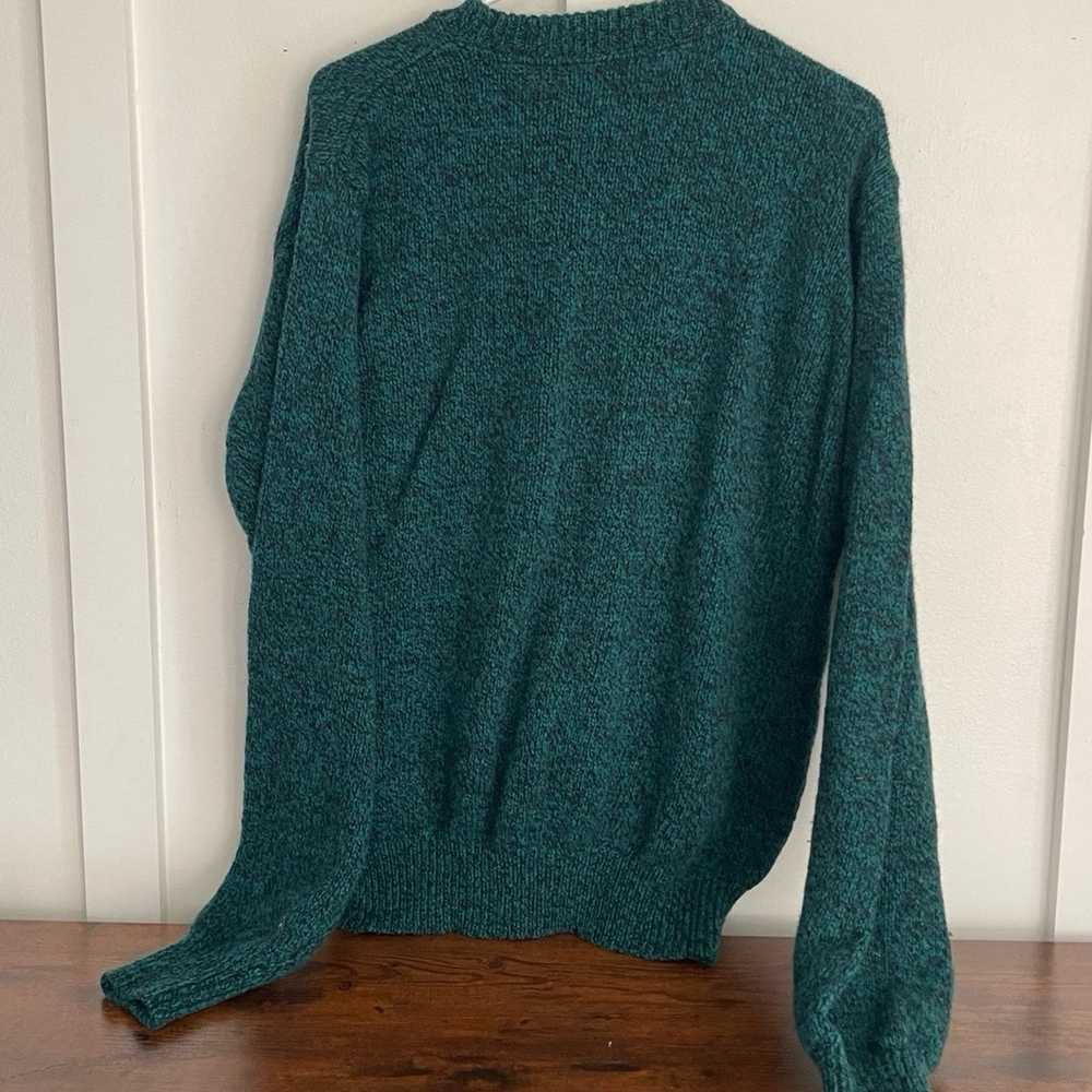 Lands End Lands’ End mens large wool Pullover Swe… - image 2