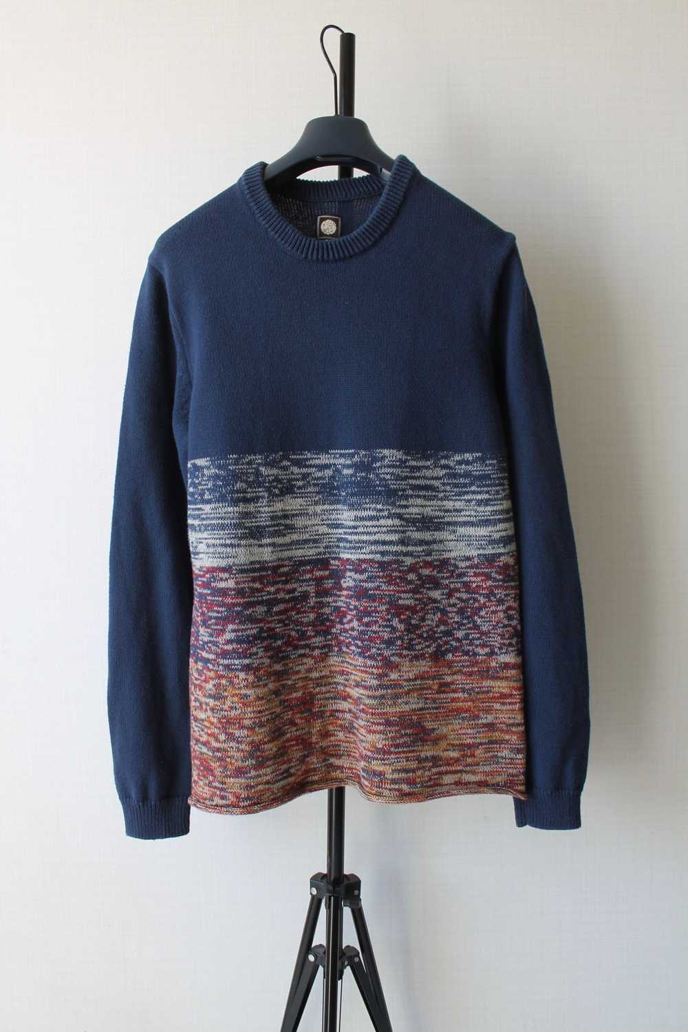 Pretty Green Pretty Green Gradient Cotton sweater… - image 1