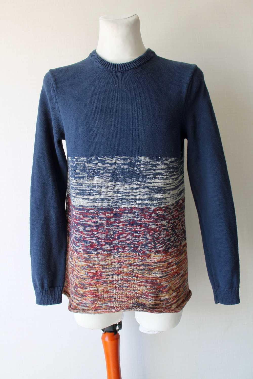 Pretty Green Pretty Green Gradient Cotton sweater… - image 5