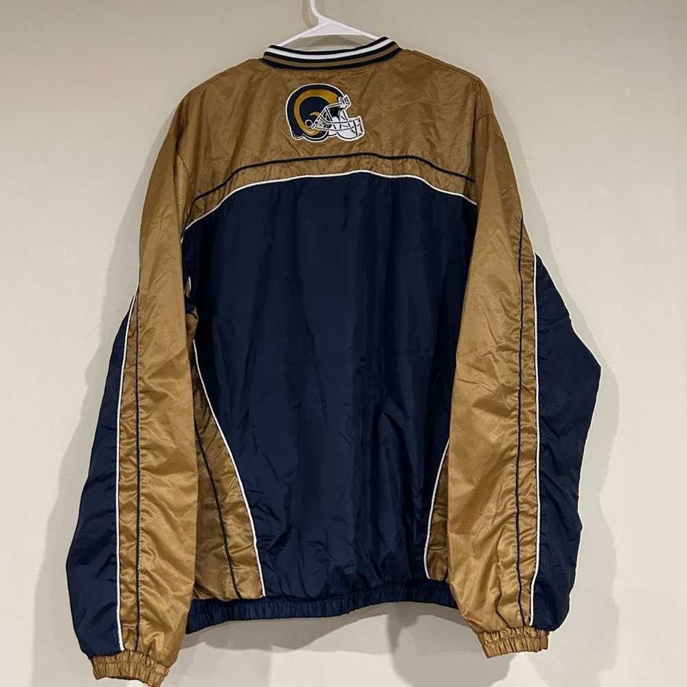 NFL Vintage St. Louis Rams V Neck Windbreaker - image 2