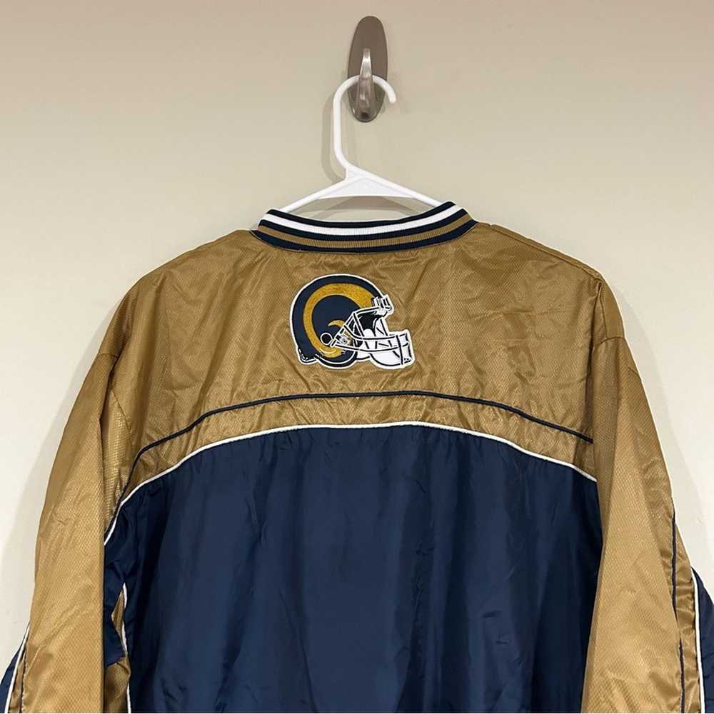 NFL Vintage St. Louis Rams V Neck Windbreaker - image 4