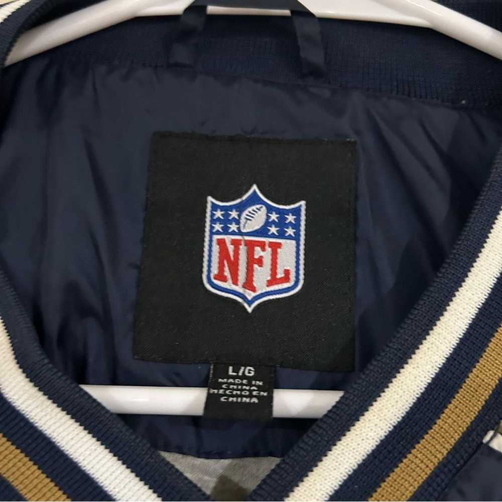 NFL Vintage St. Louis Rams V Neck Windbreaker - image 5