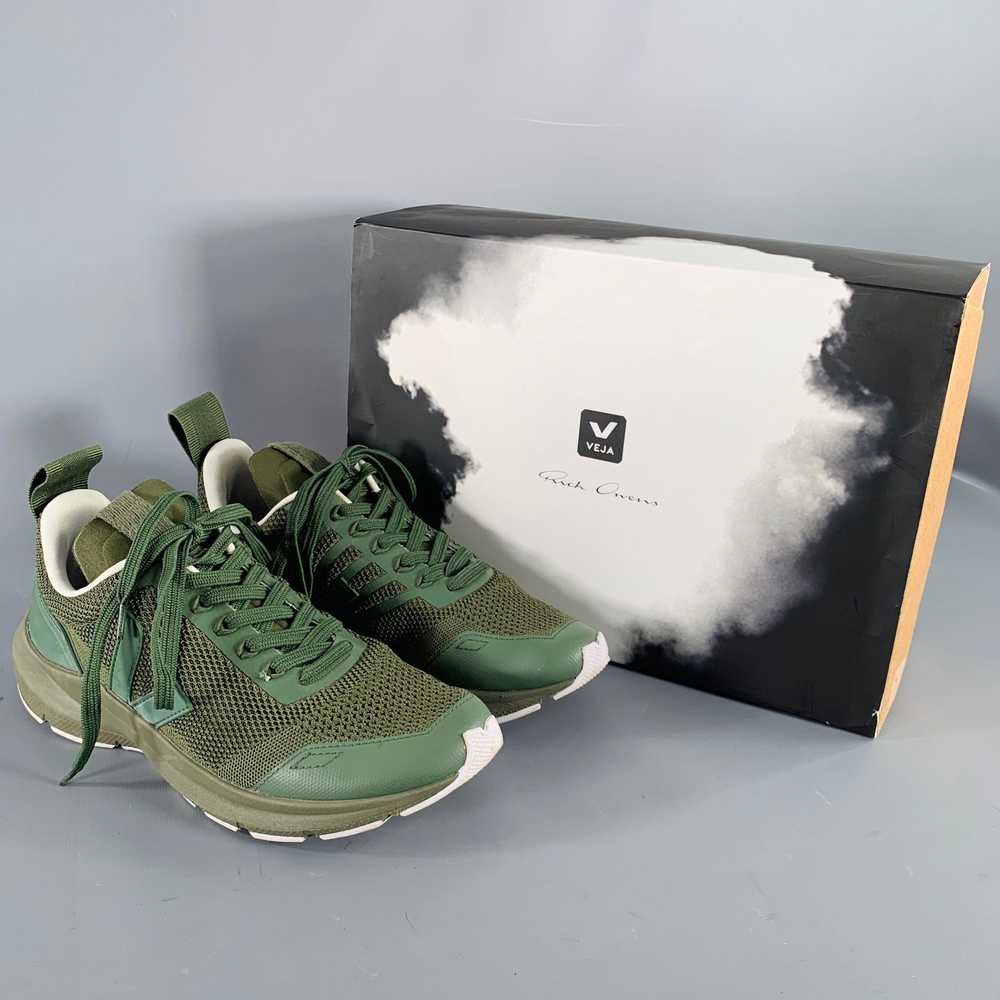 Rick Owens RICK OWENS Size 9 Green Mixed Material… - image 9