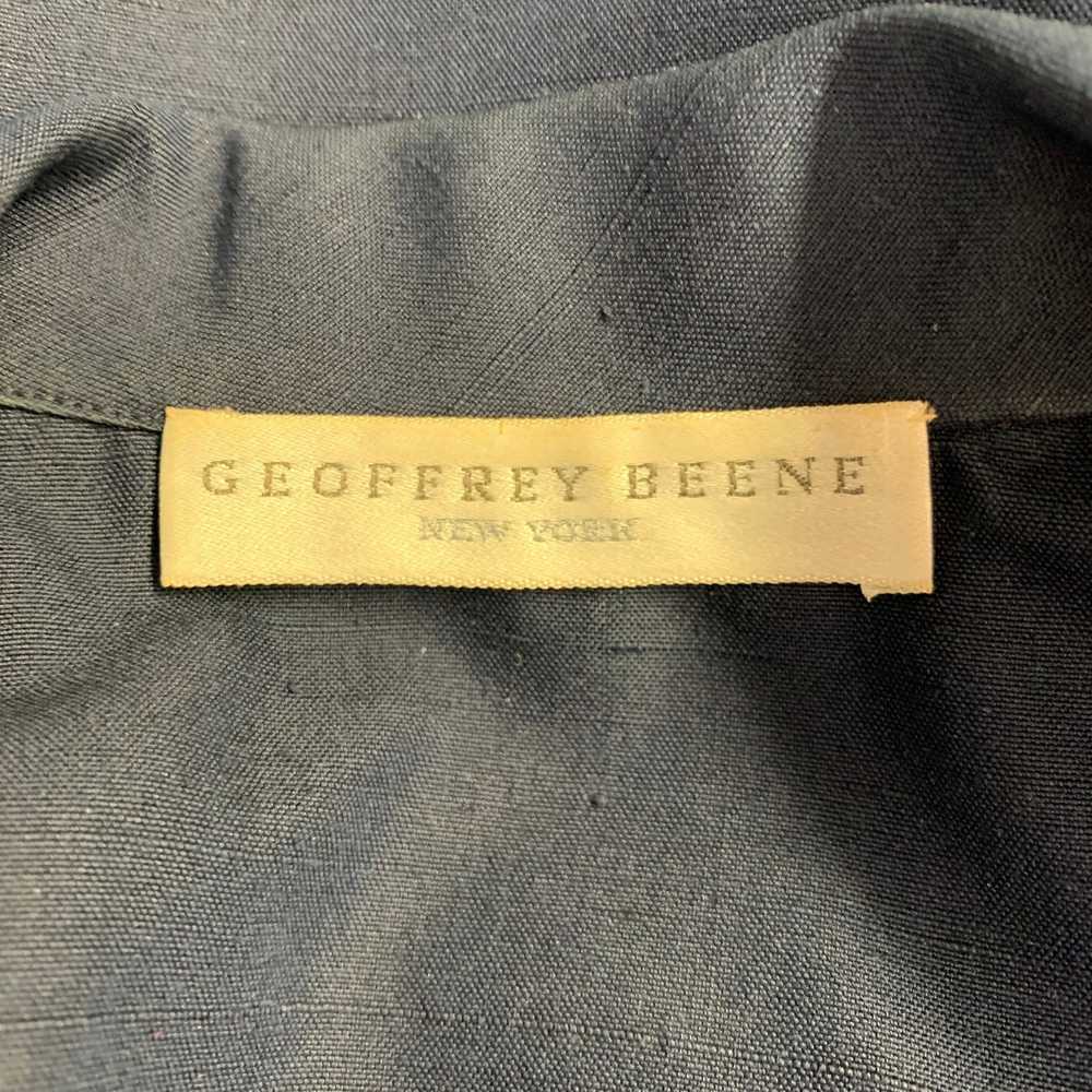 Geoffrey Beene GEOFFREY BEENE Navy Woven Pleated … - image 7