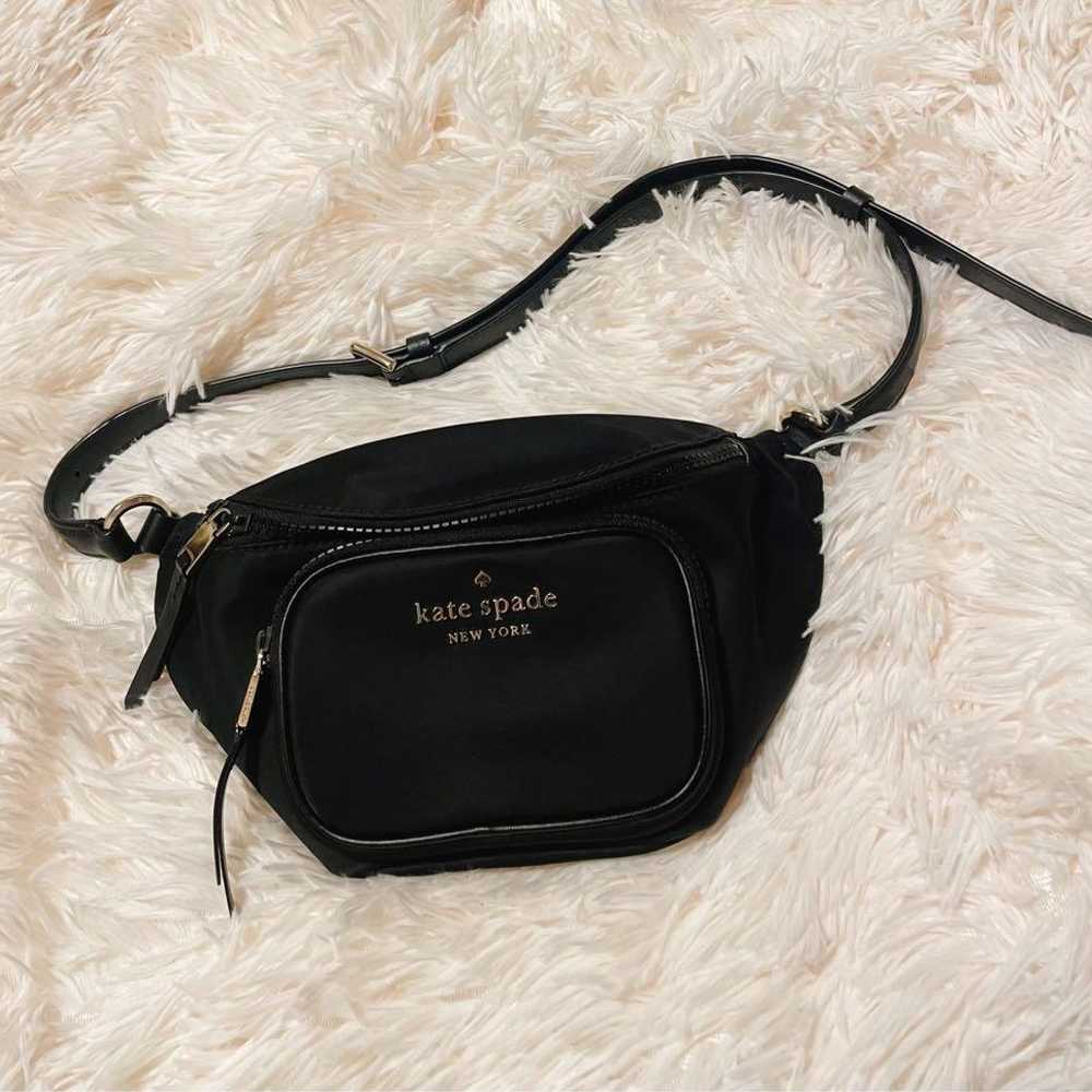 【Excellent Condition】kate spade Waist Bag Black - image 5