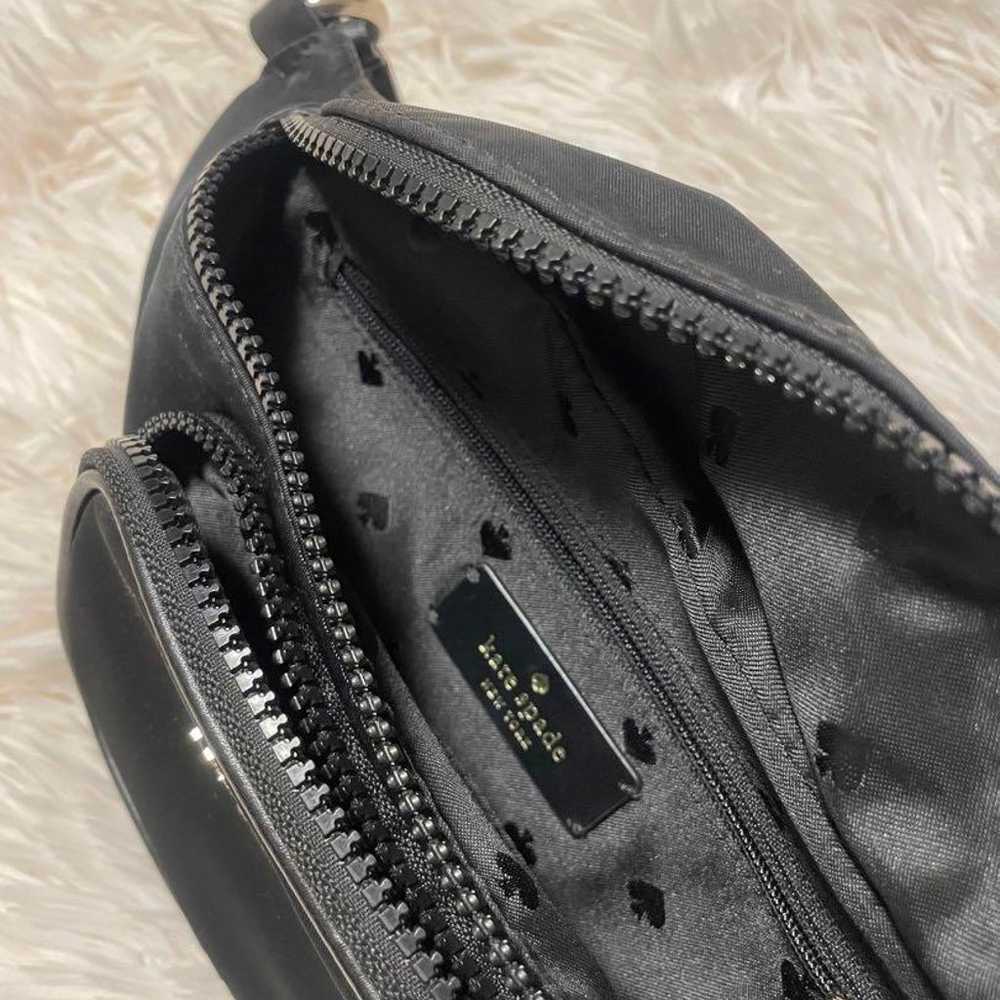 【Excellent Condition】kate spade Waist Bag Black - image 7