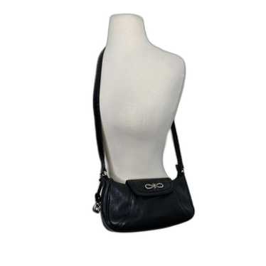 Brighton Small Black Hardware Crossbody Leather P… - image 1