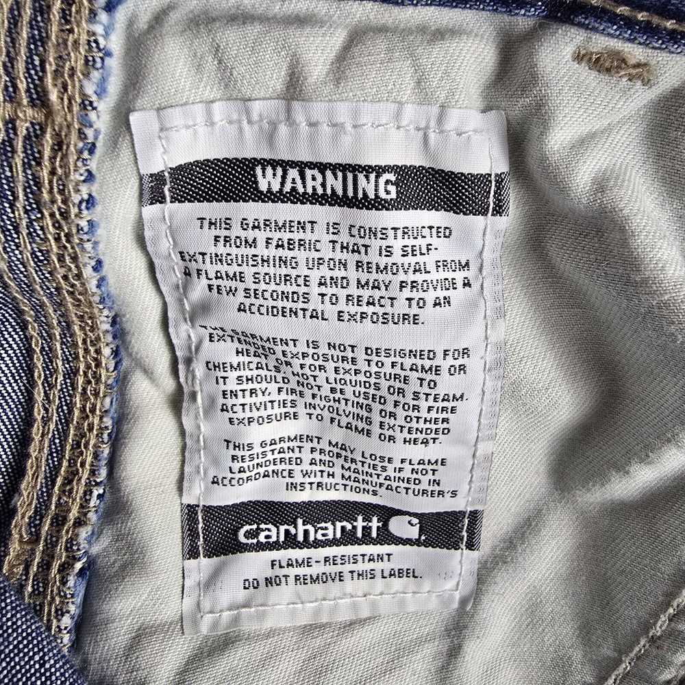 Carhartt Carhartt FR Jeans Pants Mens 32x32 2112 … - image 12